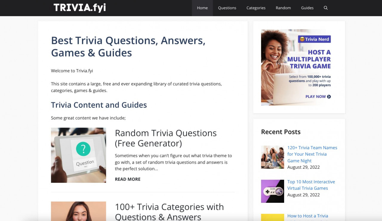 Play, Host & Create Live Multiplayer Trivia Games