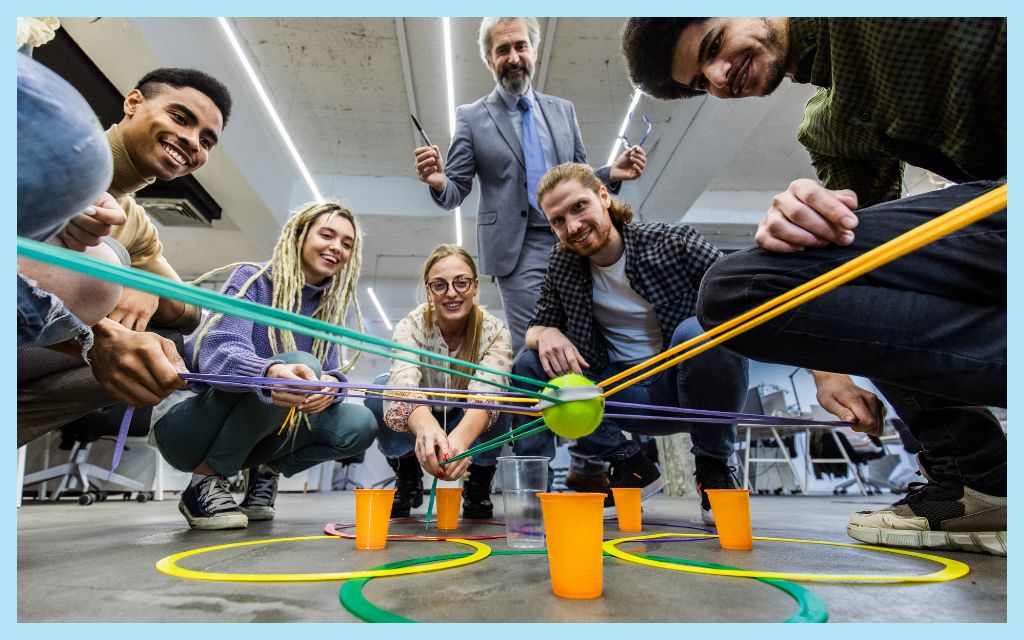 Fun Half Pipe Props – Team Building Games, Ice Breaker Activities For Adults, Outdoor Group Events